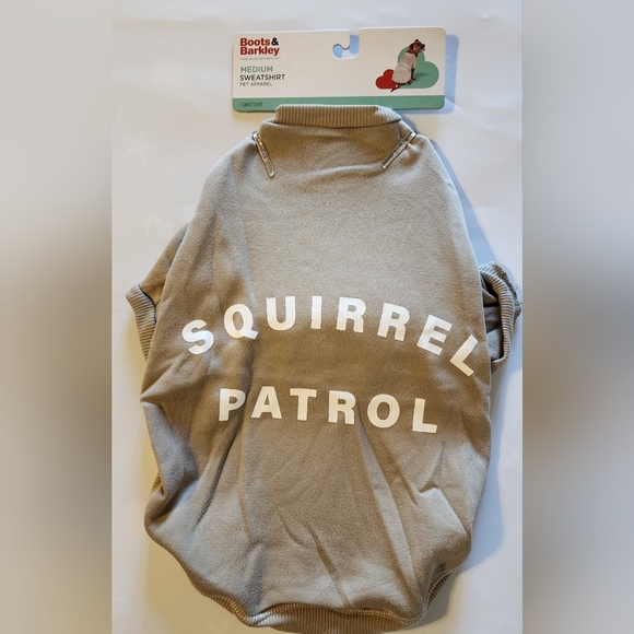 Boots & Barkley Squirrel Patrol Doggy/Kitty Cat Sweatshirts - Sizes XS & Medium - Picture 4 of 6